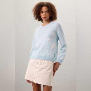 FLAWED Rails Blue Perci Star Sweater Size Medium $228